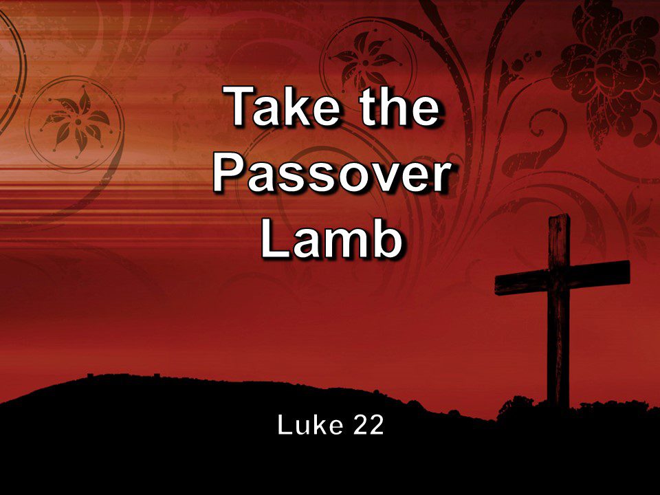 Take the Passover Lamb