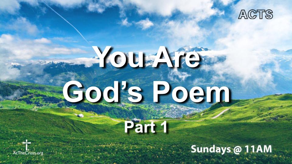 You Are God's Poem - part 1