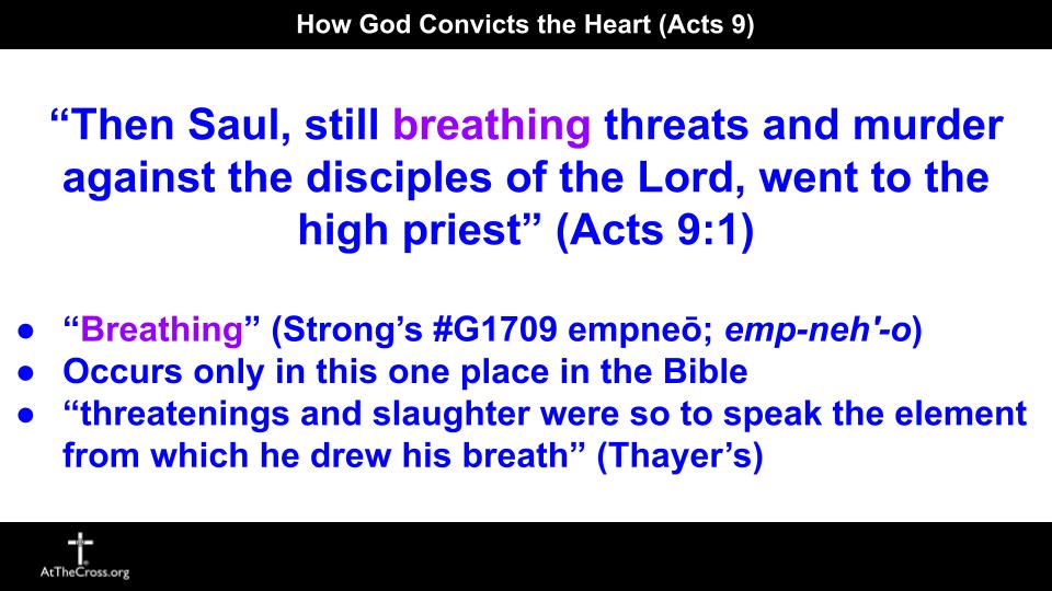How God Convicts the Heart - part 1