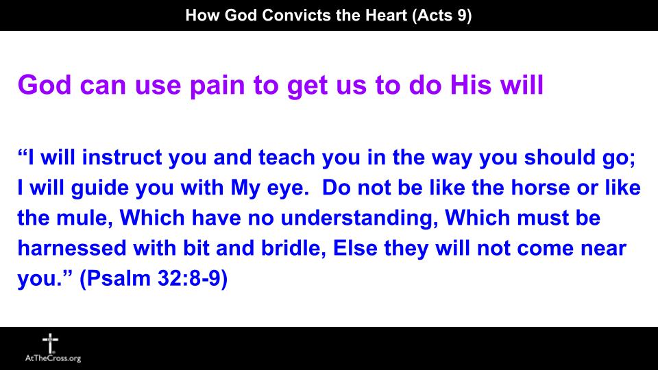 How God Convicts the Heart - part 1