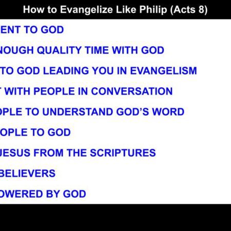 Learning Biblical Evangelism