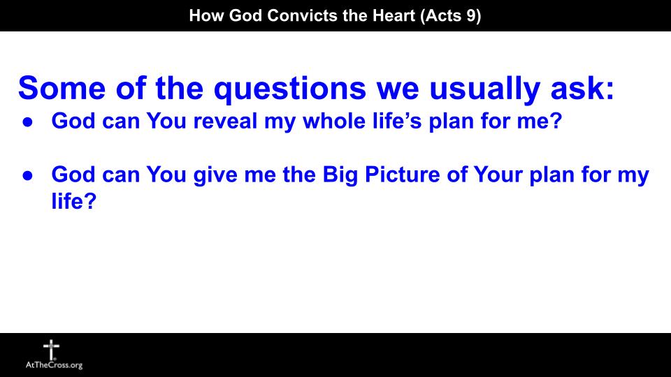 How God Convicts the Heart part 2