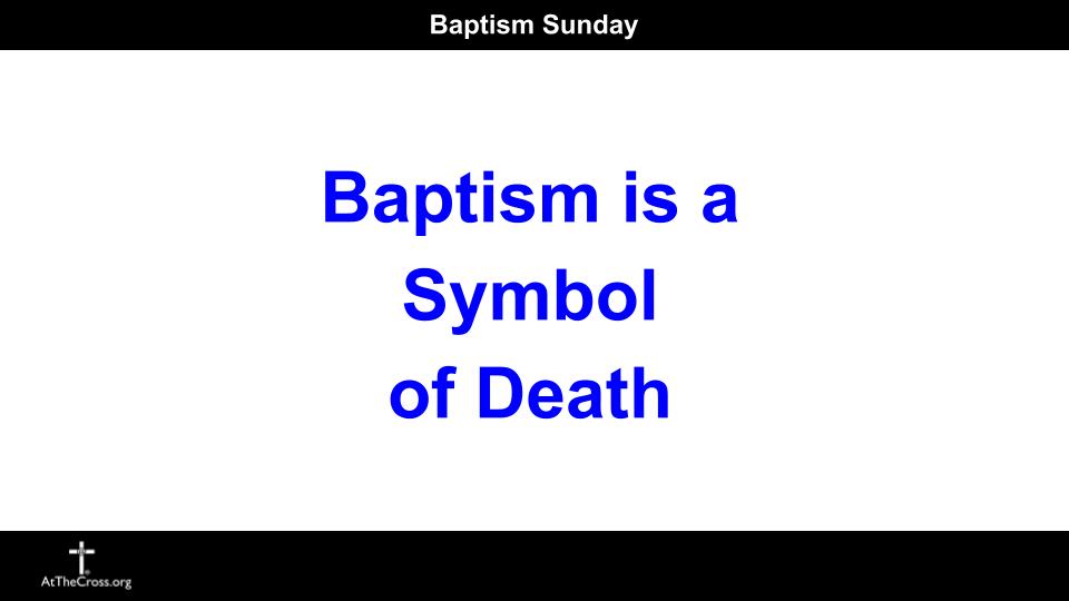 Baptism Sunday