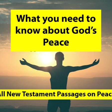What You Need To Know About God's Peace