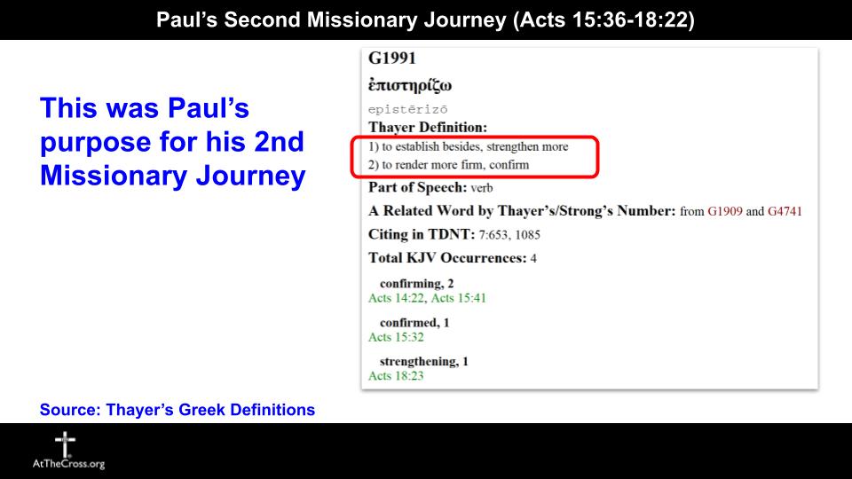 Paul's Second Missionary Journey