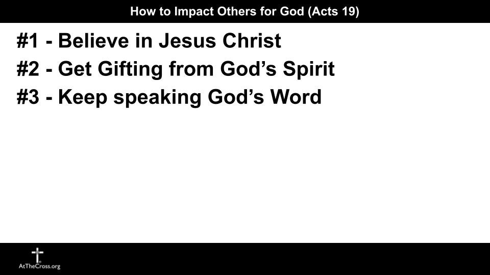 How to Impact Others for God