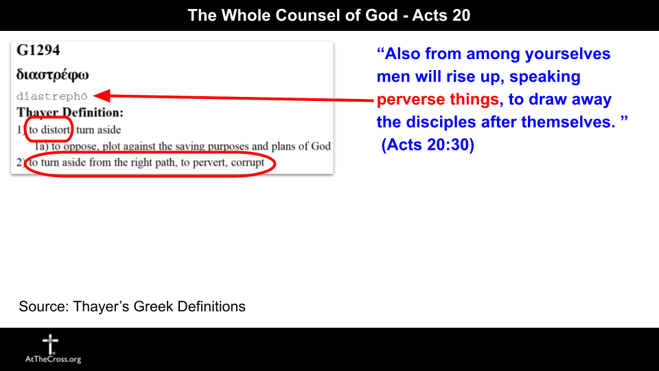 The Whole Counsel of God Part 2