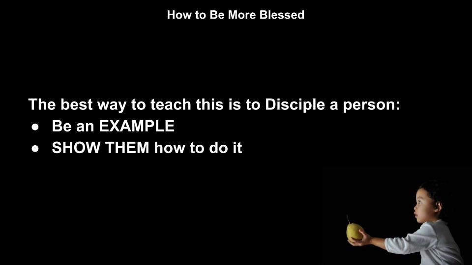 How To Be More Blessed