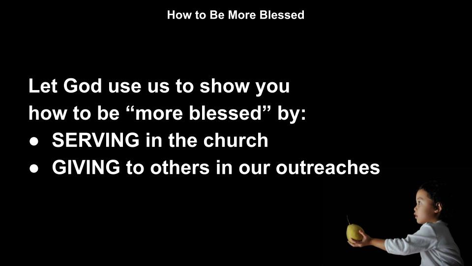 How To Be More Blessed