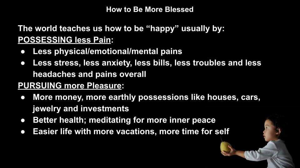 How To Be More Blessed