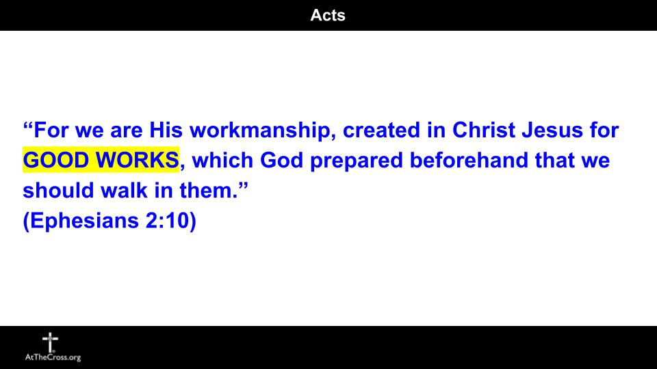 Repentance toward God and Good Works