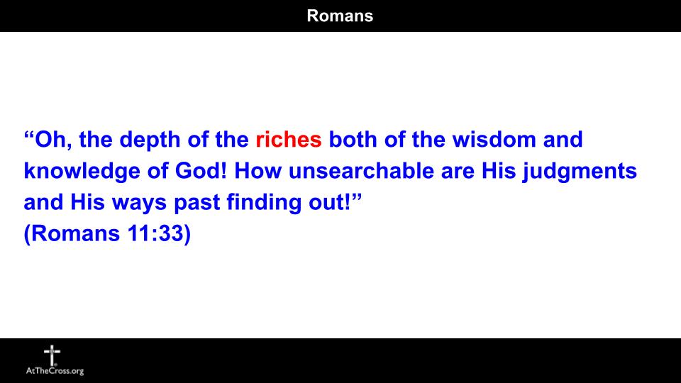 The Riches of God