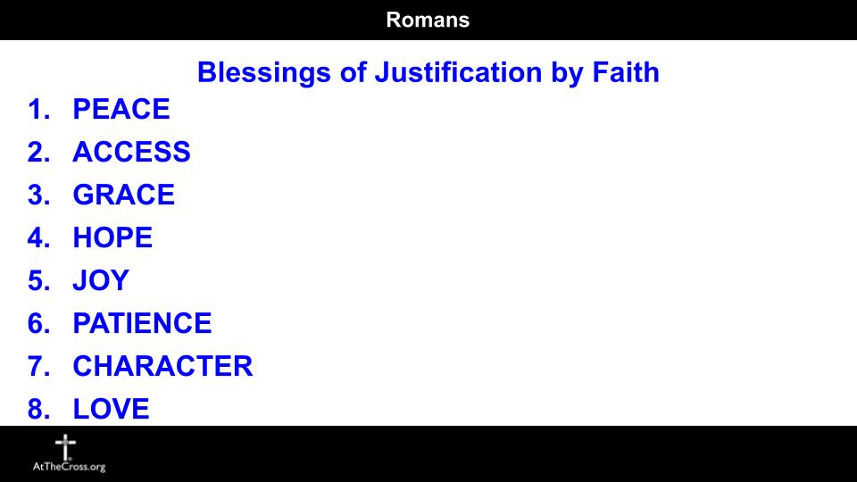 Blessings of Justification by Faith
