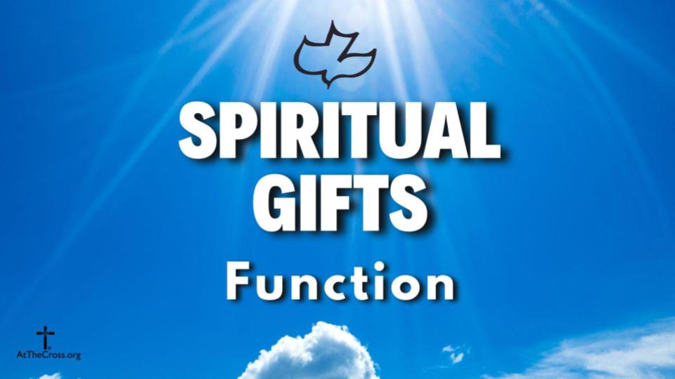 3 truths about spiritual gifts