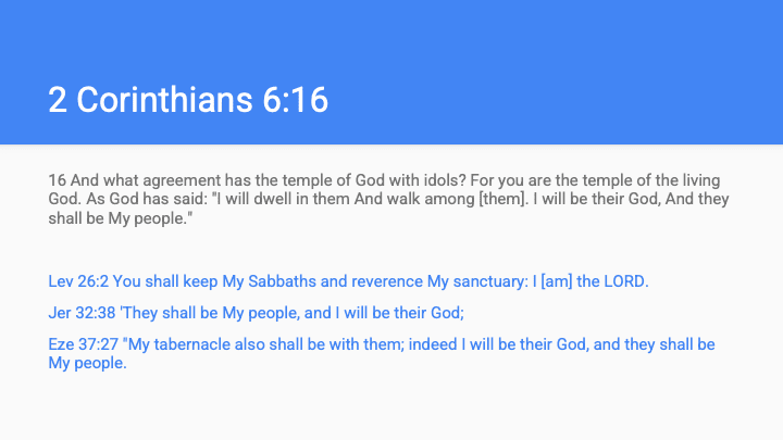 2 Corinthians 6 - pt2 - 19