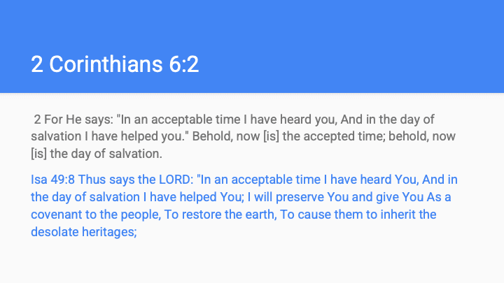 2 Corinthians 6 - pt2 - 3