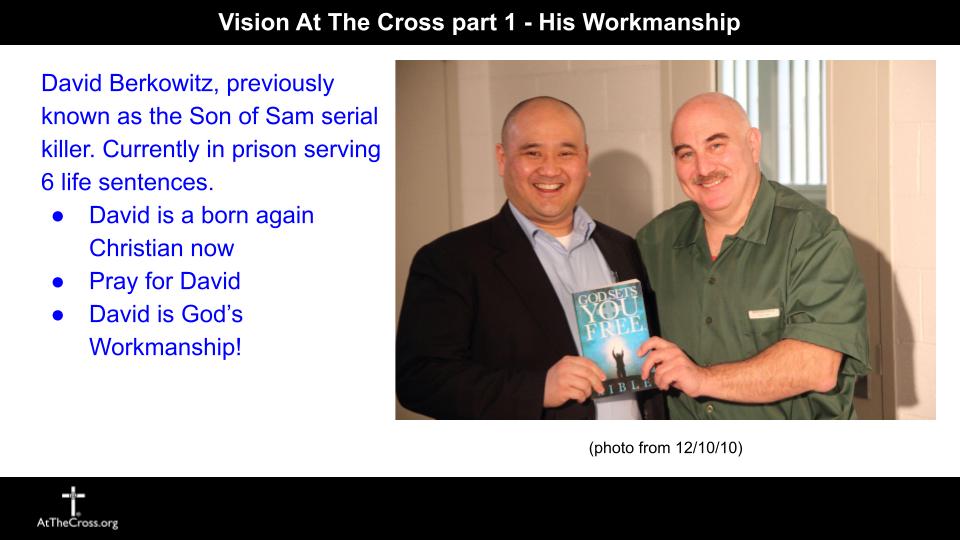 Vision At The Cross part 1 - His Workmanship