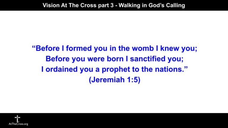 Vision At The Cross part 3 - Walking in God's Calling | CCATC