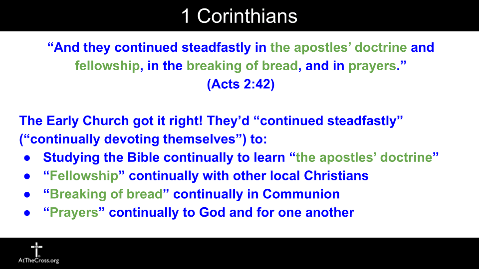 1 Corinthians 11 - Come Together