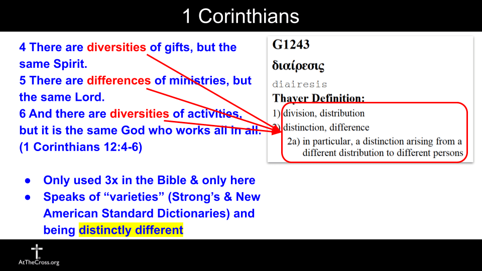 20241201 1 Corinthians 12 4 6 Spiritual Gifts part 2 (2)