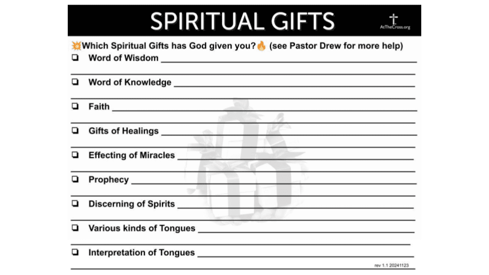 20241201 1 Corinthians 12 4 6 Spiritual Gifts part 2 (3)