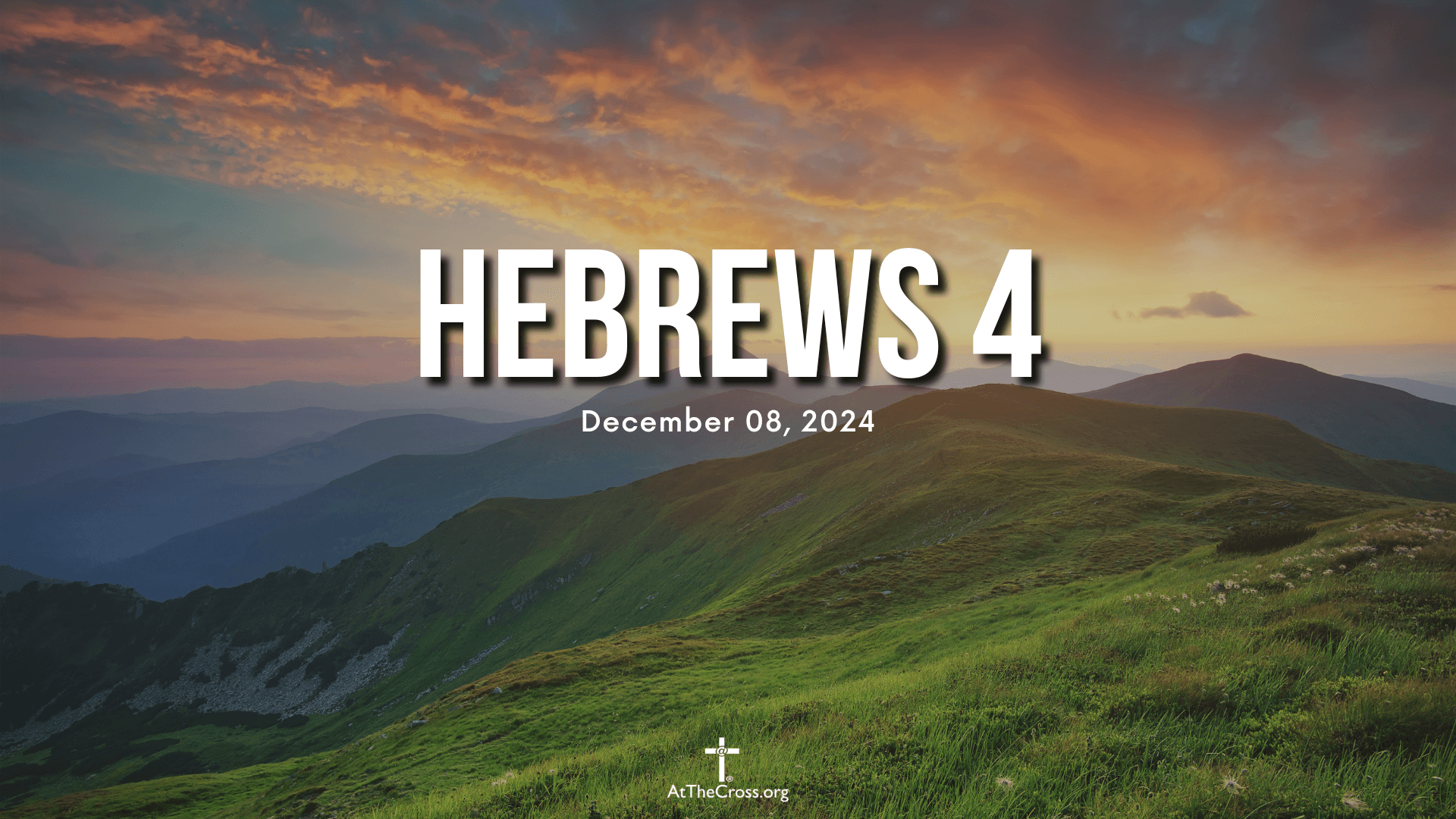 Jesus, our Sabbath and Great High Priest | CC At The Cross