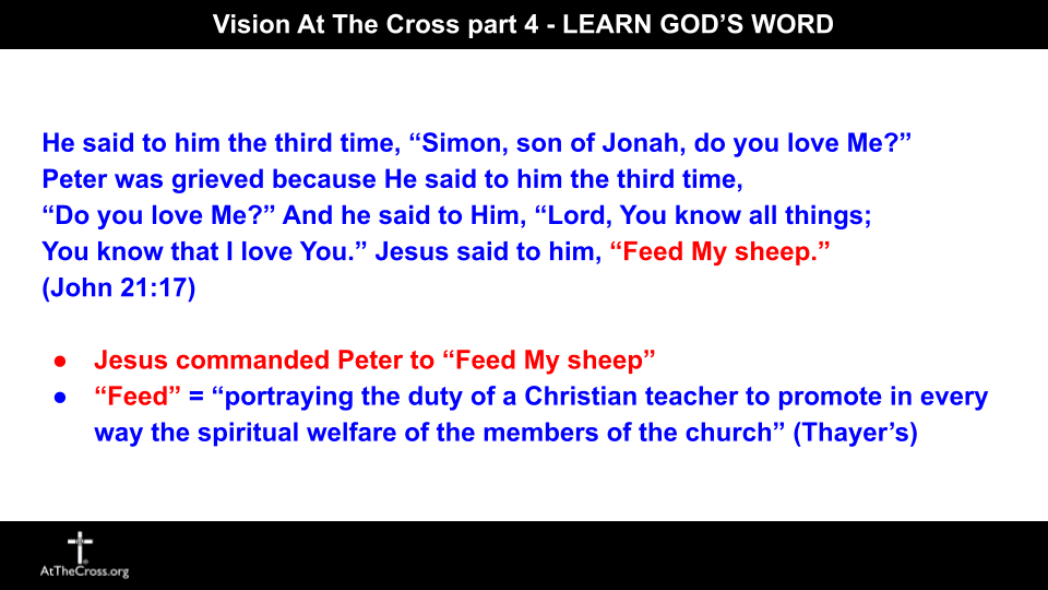 Vision At The Cross part 4