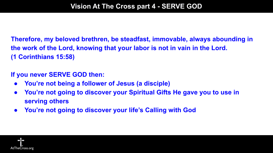 Vision At The Cross part 4