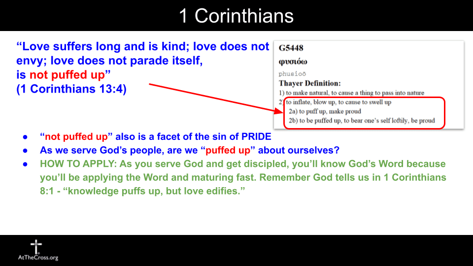 Serving God With Spiritual Gifts Through Love - part 1