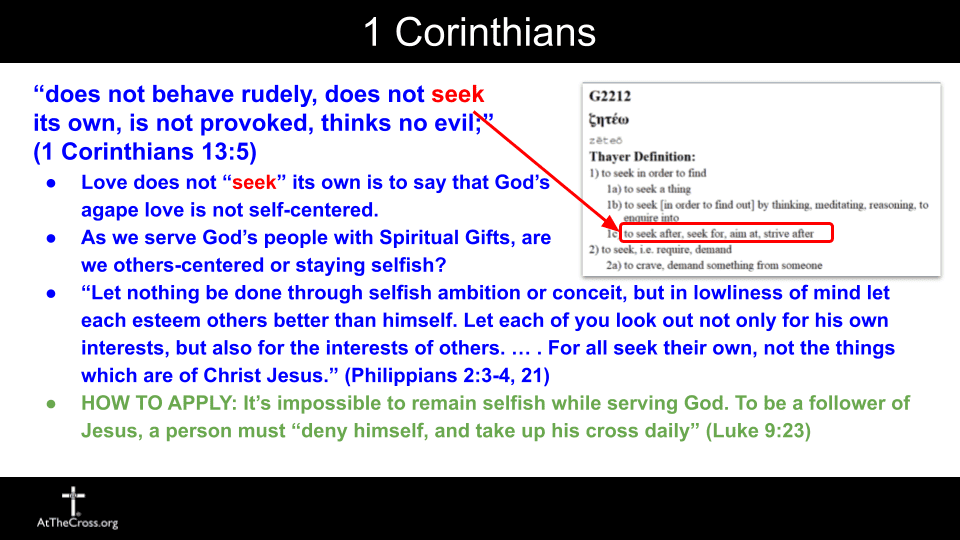 Serving God With Spiritual Gifts Through Love - part 2