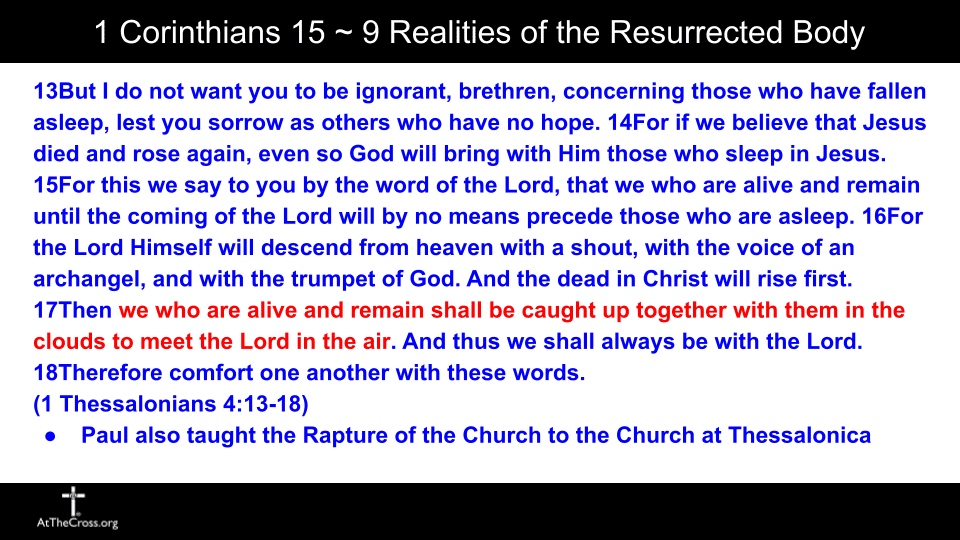 9 Realities of the Resurrected Body