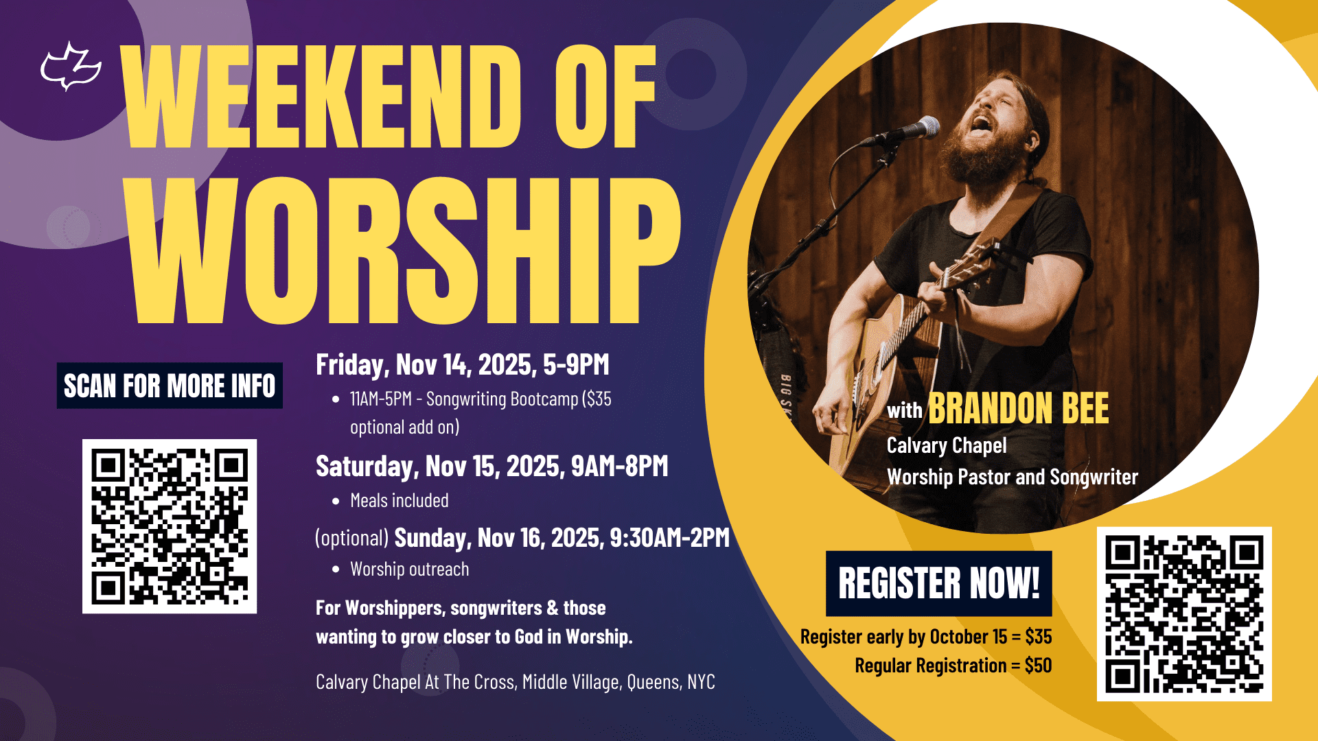 Weekend of Worship Event