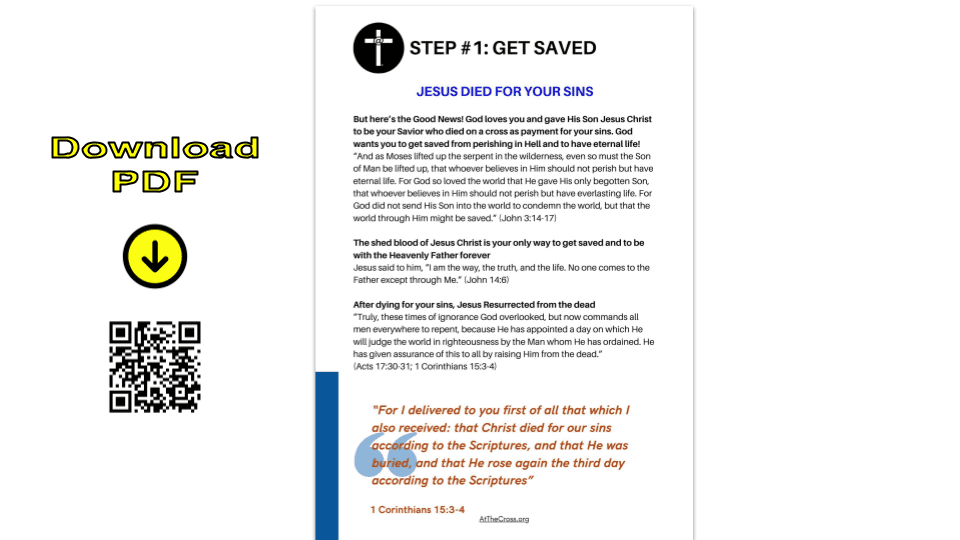 Your Path - Step 1 - Get Saved