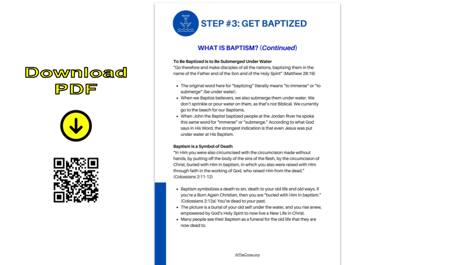 Your Path - Step 3 - Get Baptized