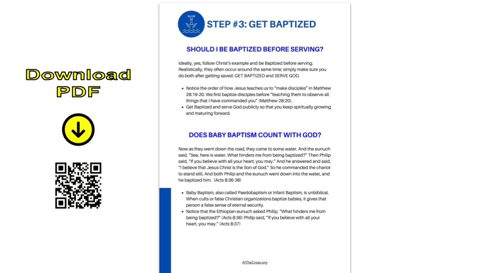 Your Path - Step 3 - Get Baptized