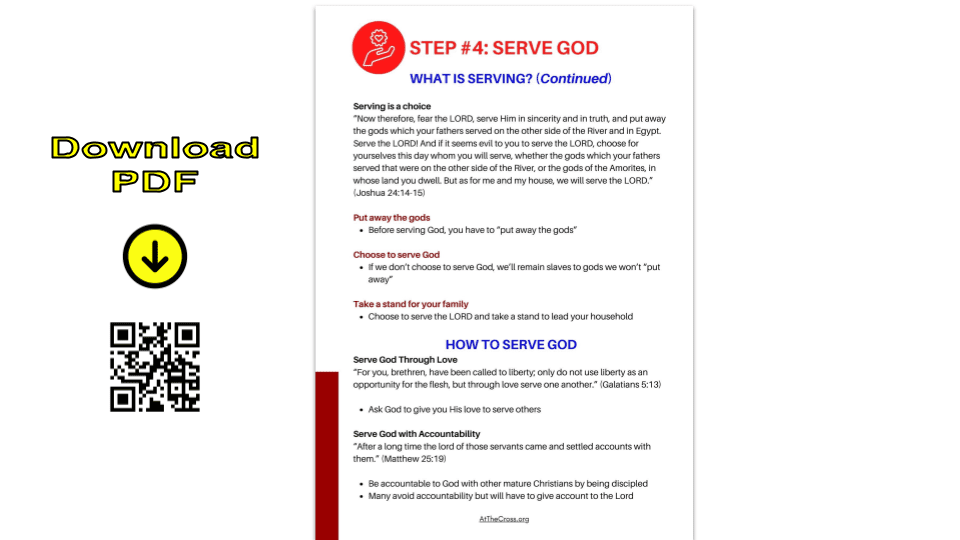 Your Path - Step 4 - Serve God