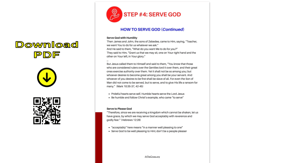 Your Path - Step 4 - Serve God