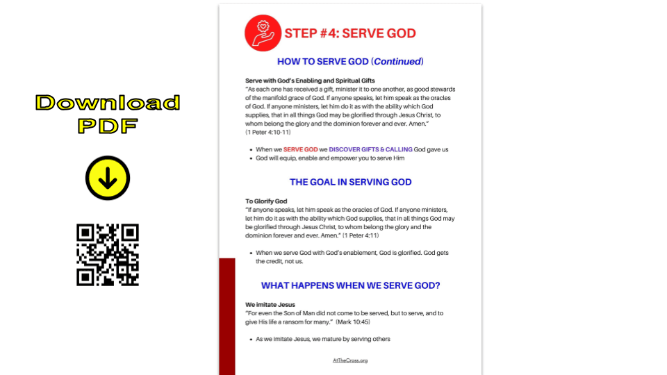Your Path - Step 4 - Serve God