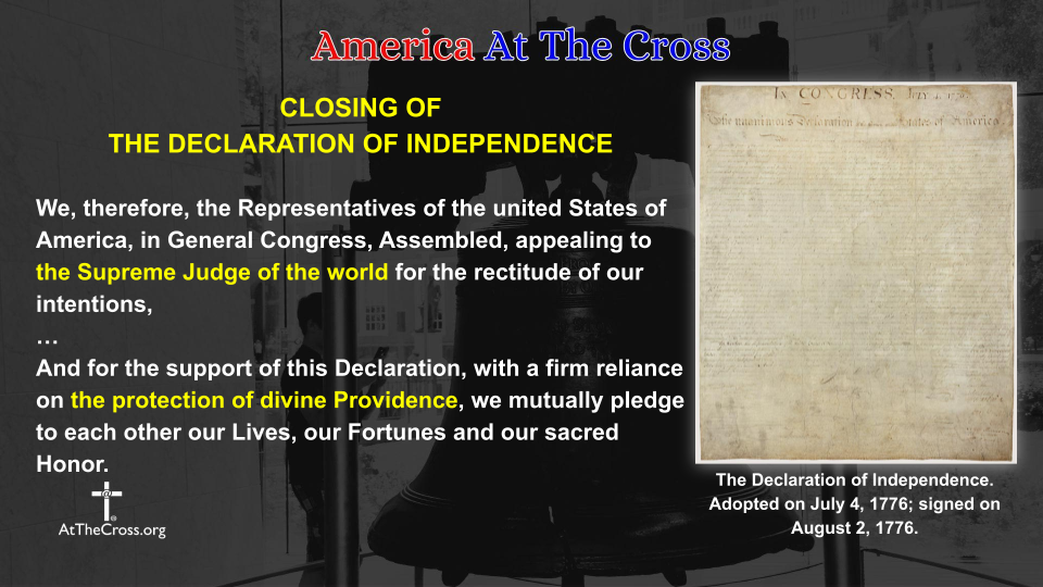 America At The Cross