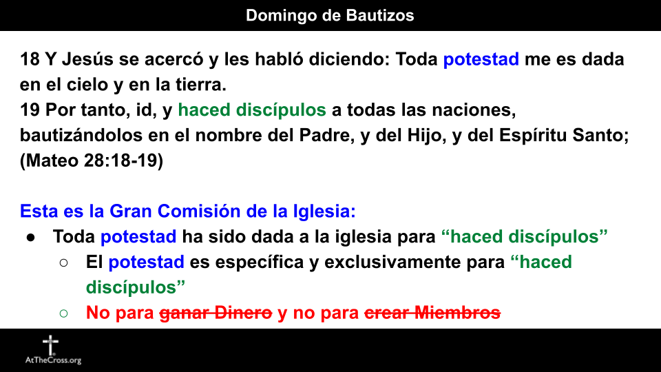 Domingo de Bautizos 2026