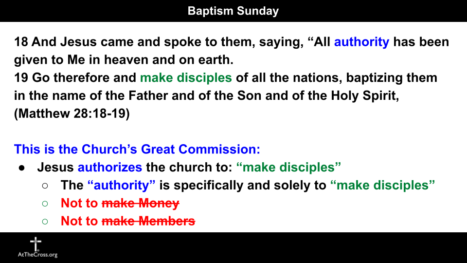 Baptism Sunday 2026
