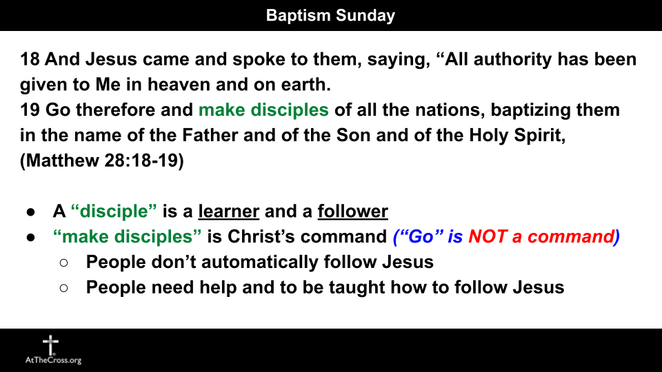 Baptism Sunday 2026