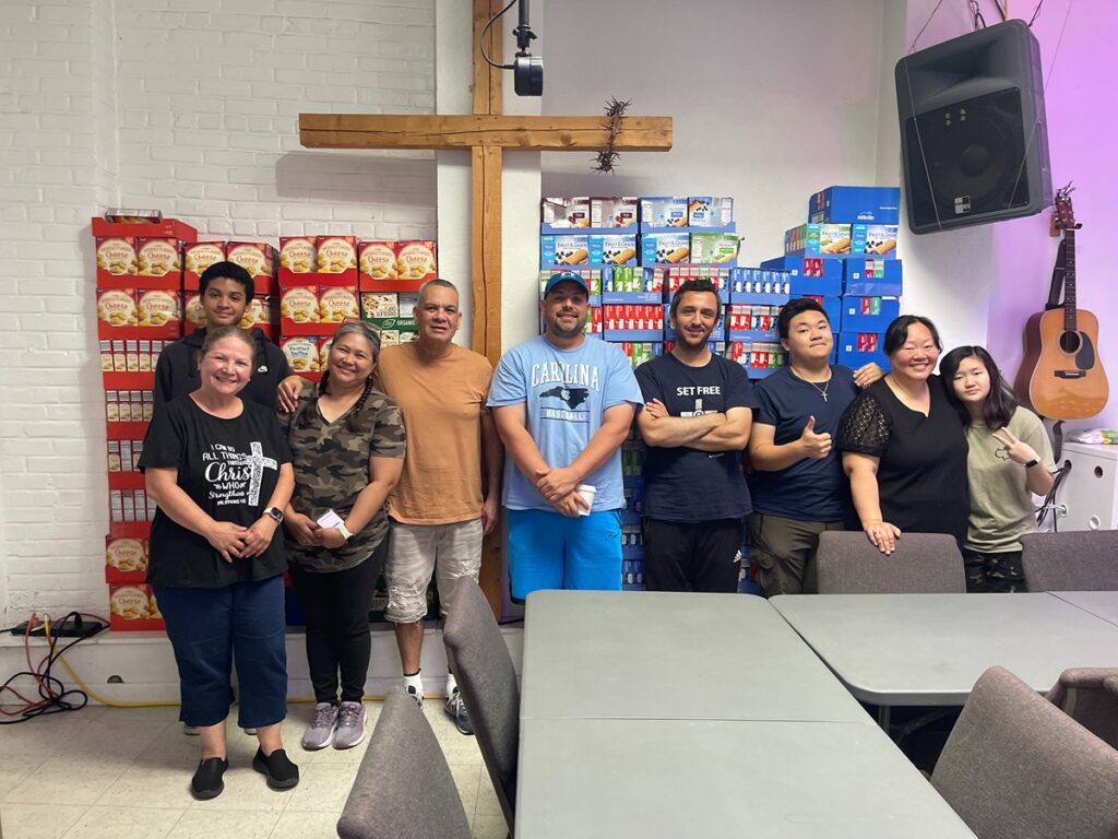 Receiving Outreach Supplies July 7, 2026