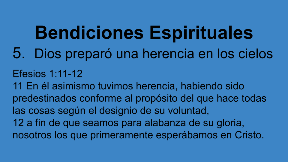 Bendiciones Espirituales