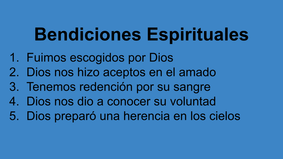 Bendiciones Espirituales