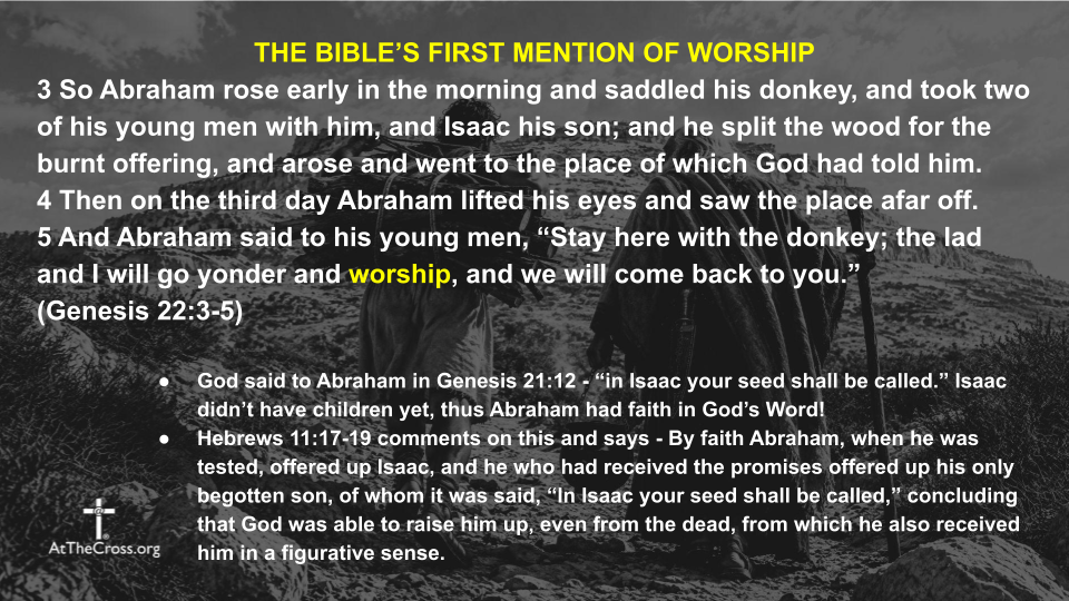 God Tests Abraham