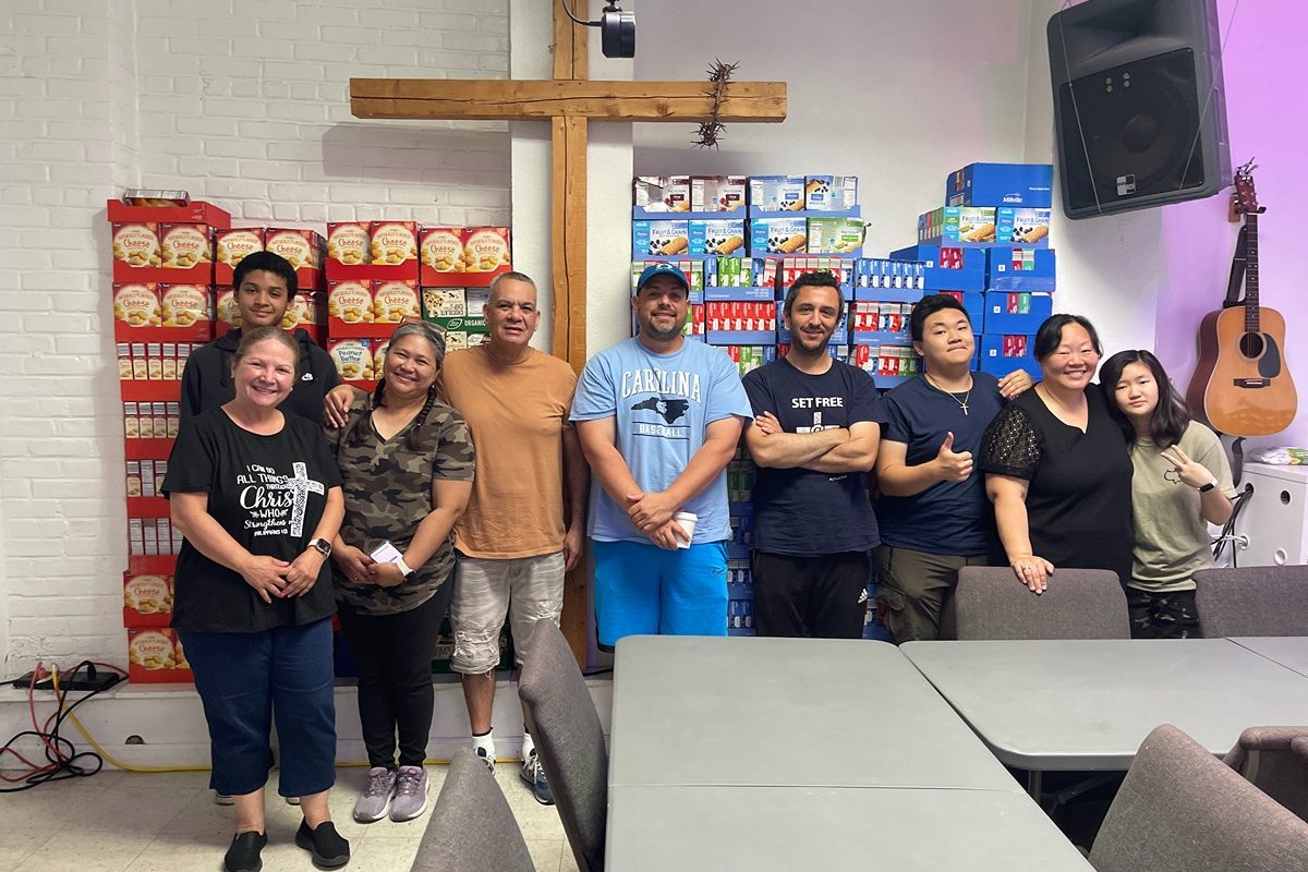 Receiving Outreach Supplies July 7, 2026